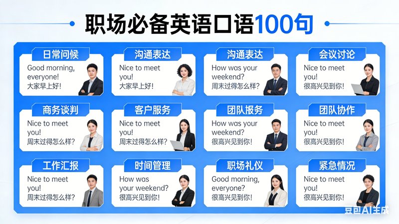 职场必备英语口语 100 句