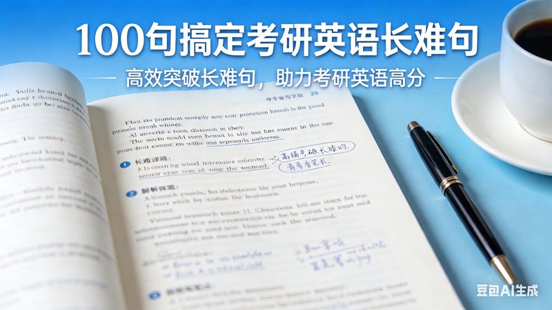 100 句搞定考研英语长难句