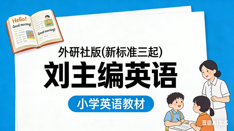 外研社版(新标准三起) 刘主编 三年级（上册）