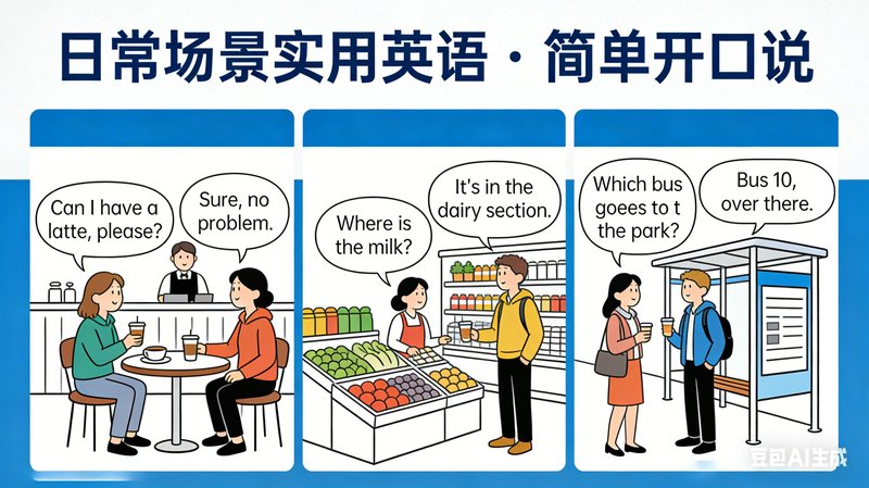 日常场景实用英语・简单开口说