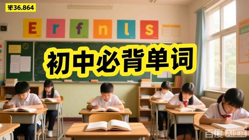 初中必背单词