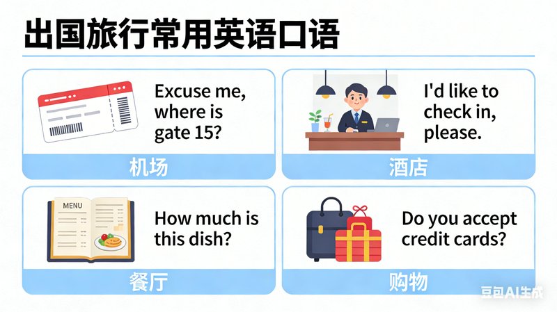 出国旅行常用英语口语